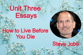 How to Live Before You Die Summary | Class 11