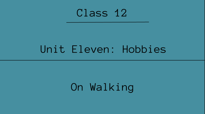 Hobbies Exercise: Questions and Answers | NEB Class 12 English